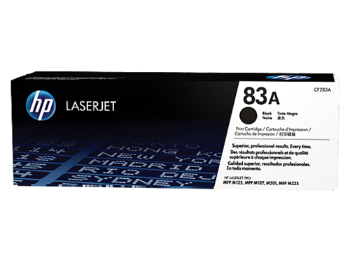 טונר לייזר מקורי HP CF283A 83A (1,500 דפים)