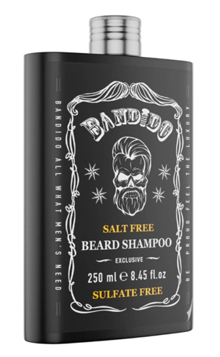 שמפו מקצועי לזקן ללא מלחים וללא סולפטים BANDIDO – ‏250 מ״ל