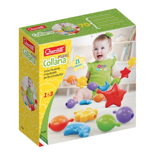 משחק קוורצ'טי שרשרת צורות 21 חלקים לגילאי 1+