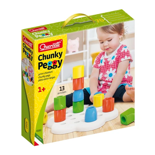 משחק קוורצ'טי מגדל עיגולים 13 חלקים לגילאי 1+
