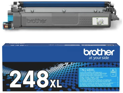 טונר מקורי כחול (2,300 דפים) BROTHER TN248XLC   