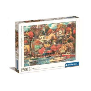 קלמנטוני - פאזל 1500 חלקים נמל ציורי - Clementoni 31685
