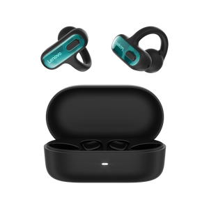 אוזניות Lenovo Open-Ear Clip-on Earbuds X500 Black GXD1U67590 - צבע שחור / ירוק