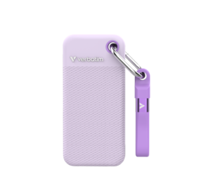 דיסק חיצוני | Verbatim Pocket | SSD | 2TB | USB C | Gen2 Purple 1000MBps