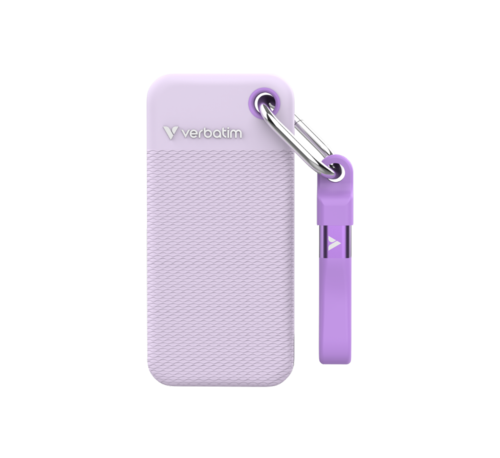 דיסק חיצוני | Verbatim Pocket | SSD | 1TB | USB C | Gen2 Purple 1000MBps
