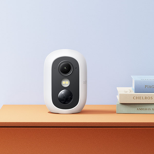 ‏⁧מצלמת אבטחת חוץ חכמה ⁦eufy Security Cam C35 FHD⁩ בצבע לבן⁩‏