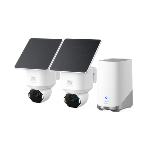 ‏⁧ערכת מצלמות לאבטחת חוץ חכמה ⁦eufy SoloCam E42⁩ 2+1 ⁦kit 4K⁩⁩‏