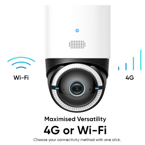 ‏⁧מצלמת אבטחת חוץ ⁦4K⁩ סלולרית (⁦4G⁩) ⁦eufy 4G LTE Security Cam S330⁩⁩‏
