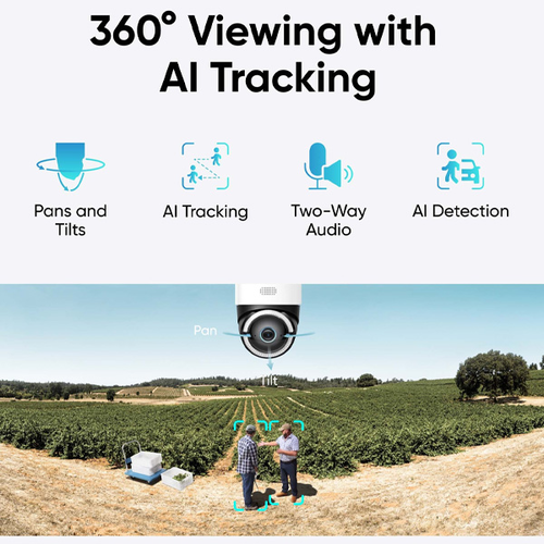 ‏⁧מצלמת אבטחת חוץ ⁦4K⁩ סלולרית (⁦4G⁩) ⁦eufy 4G LTE Security Cam S330⁩⁩‏