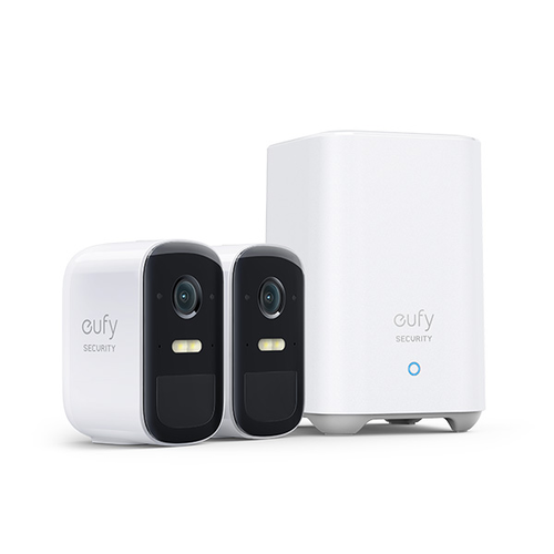‏⁧ערכת 2 מצלמות חכמות ⁦2K⁩ + רכזת ⁦eufy Security eufyCam 2C Pro Kit⁩⁩‏