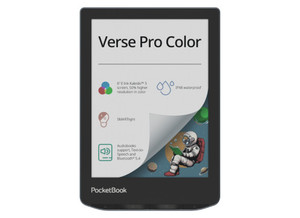  ספר אלקטרוני POCKETBOOK 6" VERSE PRO COLOR STORMY SEA PB634K3-1-WW