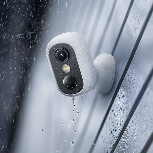 ‏⁧מצלמת אבטחת חוץ חכמה ⁦eufy Security Cam C35 FHD⁩ בצבע לבן⁩‏