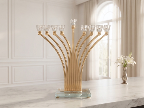חנוכיה מתכת