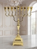 חנוכיה דגם אנגלי מוזהבת 