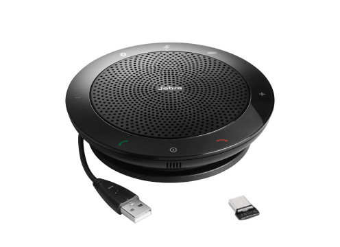 רמקול ישיבות בצבע שחור JABRA SPEAK 510 10W PLUS UC USB BLUETOOTH