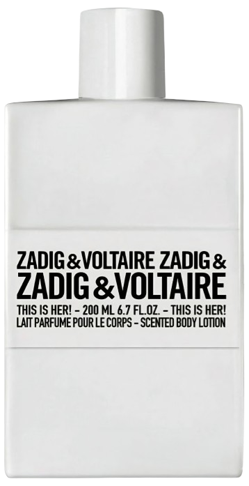 Zadig & Voltaire This Is Her 200ML Body Lotion זאדיג & וולטר דיס איס הר קרם גוף לאישה
