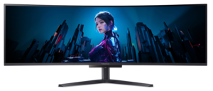 מסך מחשב Acer Predator X49-X "49"|Curved|1800R|DQHD|ZeroFrame|OLED|240Hz|3YRW