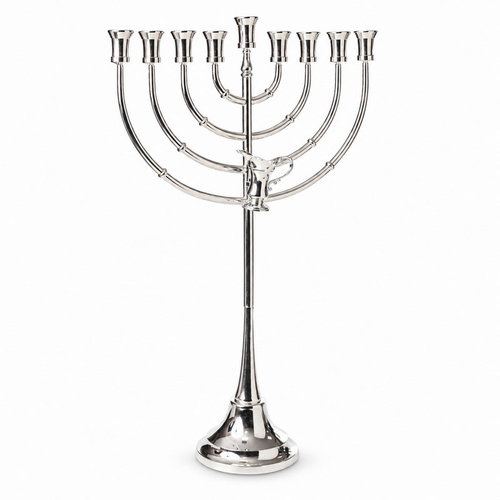 חנוכיה "כד השמן" כסף 
