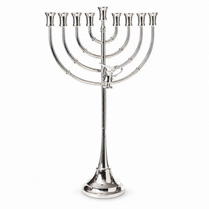 חנוכיה "כד השמן" כסף 