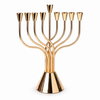 חנוכיה הללו זהב מתכת 