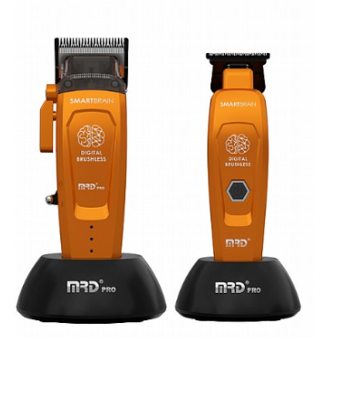 סט מכונות תספורת MRD PRO SmartBrain DUO Hermès Orange אם אר די