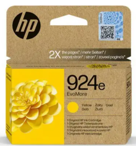 ראש דיו צהוב מקורי HP 924EY 4K0U9NE (800 דפים)