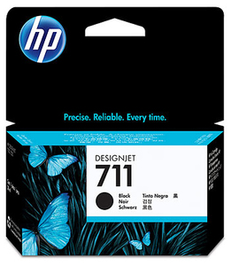 ראש דיו שחור מקורי HP 711 CZ129A (38 מ"ל)