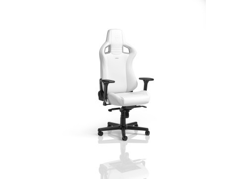 כיסא גיימינג NOBLECHAIRS EPIC WHITE EDITION בצבע לבן