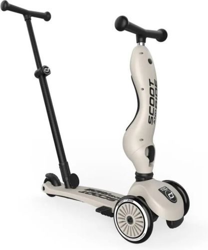 קורקינט רב שלבי 3 ב-1 Scoot and Ride Highwaykick 1 Push and Go - צבע לבן אפרפר Ash