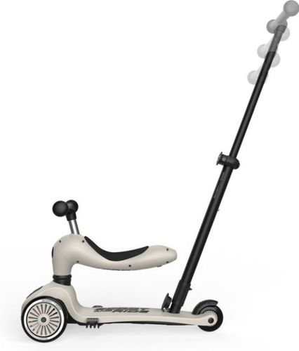 קורקינט רב שלבי 3 ב-1 Scoot and Ride Highwaykick 1 Push and Go - צבע לבן אפרפר Ash