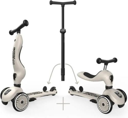 קורקינט רב שלבי 3 ב-1 Scoot and Ride Highwaykick 1 Push and Go - צבע  Steel כחול