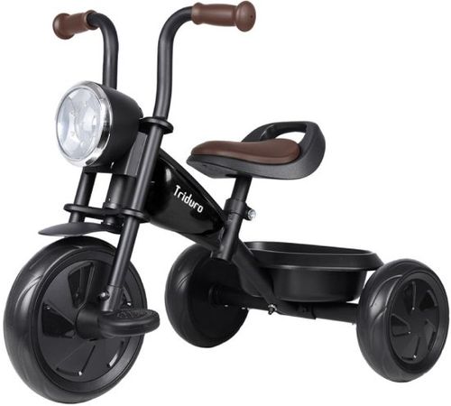תלת אופן דגם Triduro עם אורות וקולות Qplay - שחור