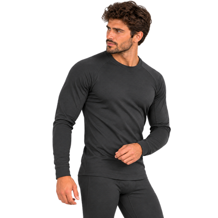 גופיית גברים טרמית - GoNature - wool merino hybrid level 3