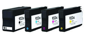 סט ראשי דיו תואמים HP 933XL + 932XL