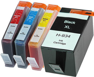 סט ראשי דיו תואמים HP 935XL-934XL