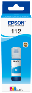 בקבוק דיו כחול מקורי EPSON 112 (6,000 דפים)