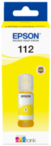 בקבוק דיו צהוב מקורי EPSON 112 (6,000 דפים)