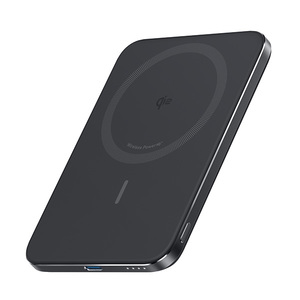 סוללת גיבוי אלחוטית Anker Nano Slim 5000mAh בצבע שחור