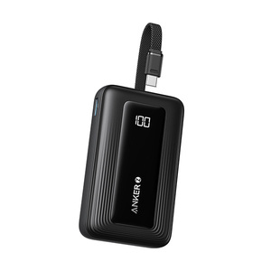 סוללת גיבוי ניידת קומפקטית Anker Zolo Power Bank 30W 10000mAh בצבע שחור