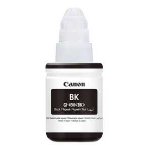 בקבוק דיו מקורי שחור Canon GI490BK (6,000 דפים)