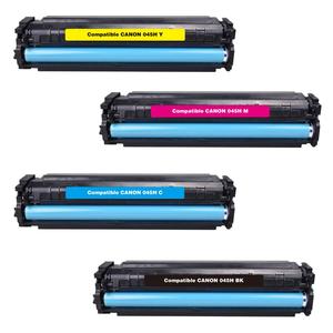 סט טונרים תואמים Canon CRG 045H(תפוקת דפים בשחור 2,800 דף, בצבע 2,200 דף)