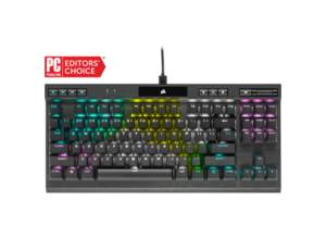 מקלדת גיימינג מכנית CORSAIR K70 RGB TKL CHAMPION — CHERRY MX RED
