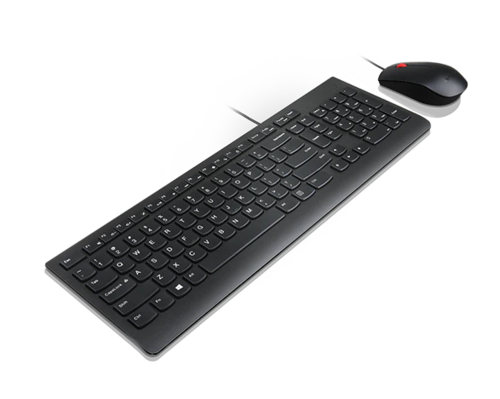 מקלדת ועכבר חוטי Lenovo Essential KB Mouse Combo