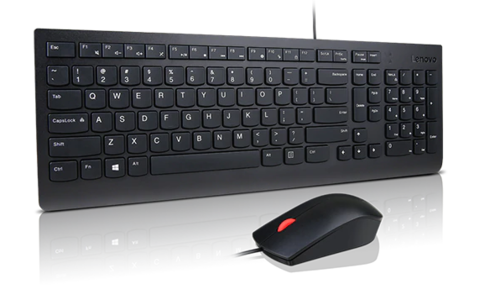 מקלדת ועכבר חוטי Lenovo Essential KB Mouse Combo