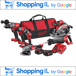 סט דבלין 6 כלים 2 סוללת 5A דגם Milwaukee Dublin Packout Fuel 18V