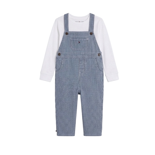שמלה וחולצה TOMMY HILFIGER מידות 0-3 חודשים עד 2 שנים