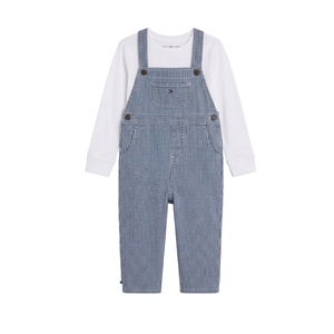 אוברול וחולצה TOMMY HILFIGER מידות 0-3 חודשים עד 2 שנים 