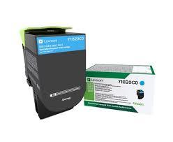 טונר כחול מקורי Lexmark 71B50C0 (2,300 דפים)