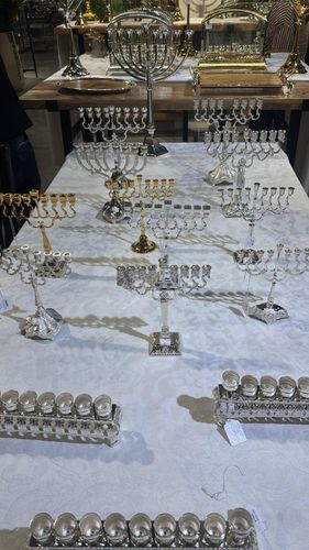 חנוכית ילדים ציפוי כסף