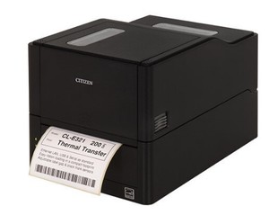 מדפסת מדבקות / ברקודים משרדית CITIZEN CL-E321-C כולל סכין חיתוך